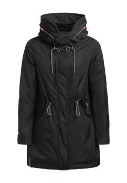 Khujo DAYES Parka Schwarz Femme -khujo Soldes 50ed162d0186405986c3ffc84119b43f