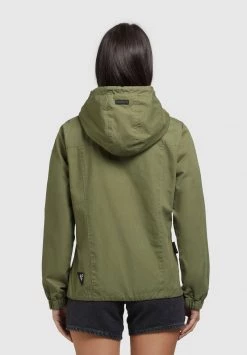 Khujo ROLAVA Veste Légère Oliv Femme -khujo Soldes 50ede27018aa4e9d9d47a0a16cfff45a