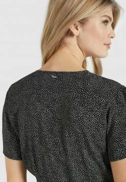 Khujo PORGY Robe De Jour Schwarz Weiß Gepunktet Femme -khujo Soldes 50fcb41ef8634fafac18232346779860