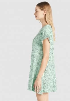 Khujo Femme IOCASTE Robe En Jersey Türkis -khujo Soldes 516cfb094b8747a582337fdd532a3115