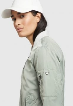 Khujo Femme STENCE Blouson Bomber Grey -khujo Soldes 51c97b164dda4addbcb43e6a725bd7cd