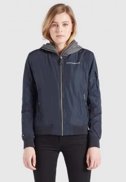 Khujo Femme LARIFA Blouson Bomber Dunkelblau