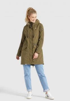 Khujo Femme NEPHELE Parka Khaki -khujo Soldes 53a0edec78964c30b418a3691332182c