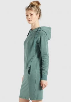 Khujo HALOUMA Robe De Jour Aqua Gewaschen Femme -khujo Soldes 53c5c9123f764a9d9364ca3addb2ff8a