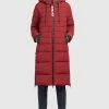 Khujo Femme SONE LIGHT Veste D'hiver Rot -khujo Soldes 56f6530adb7f4719987f25a9f2555c69