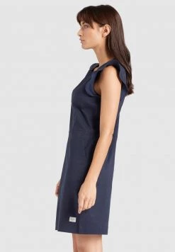 Khujo Femme CHARNA Robe De Jour Dunkelblau -khujo Soldes 57bad21777ab40cfaa5b174921678ec3