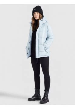 Khujo Femme GERDA MATT Veste D'hiver Hellblau -khujo Soldes 57e37e58044345d88158951eec45e3b9