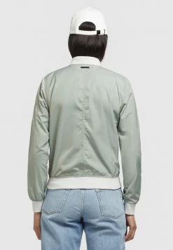 Khujo Femme STENCE Blouson Bomber Grey -khujo Soldes 58d50a4d361f41b8a34160a0f6dc9c00