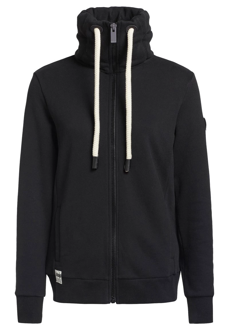 Khujo Femme Sweat à Capuche Zippé Schwarz 9 Khujo Femme Sweat à Capuche Zippé Schwarz – Image 7