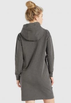 Khujo Femme HALOUMA Robe De Jour Grau Gewaschen -khujo Soldes 5a57004e078645138caf71f9920609fe