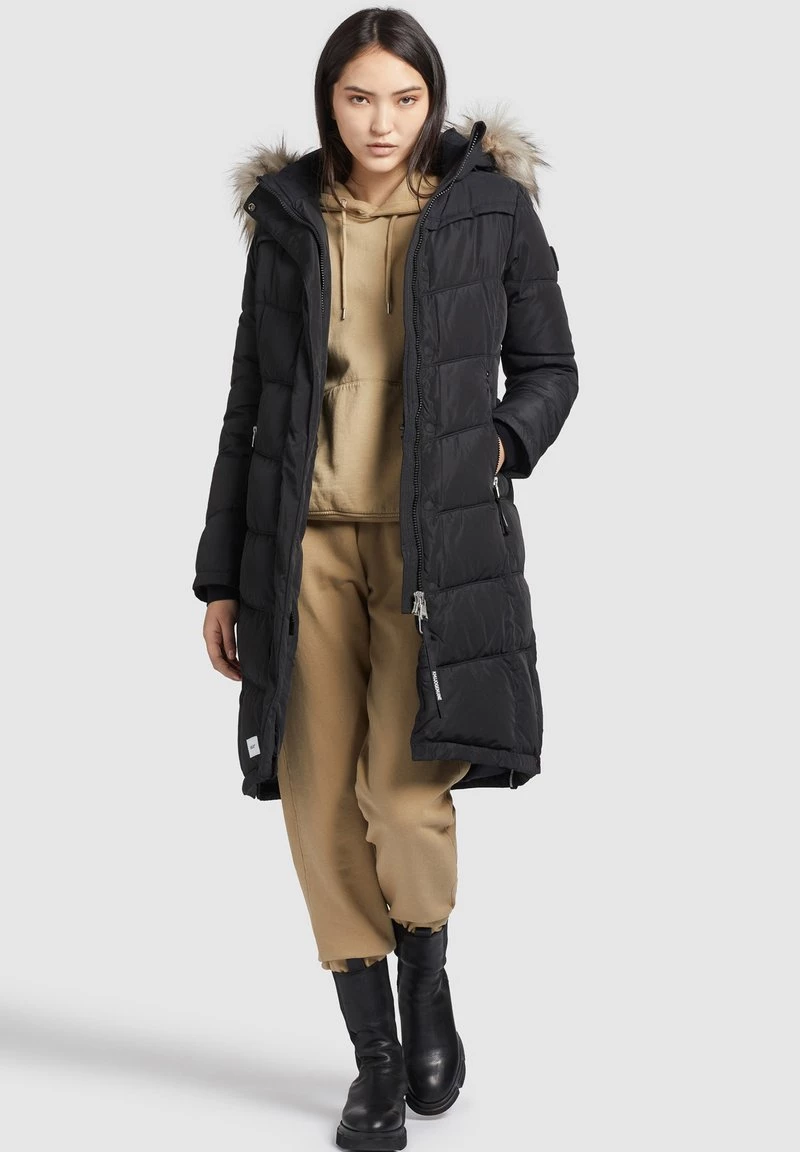 Khujo Femme LUBECK LONG Veste D'hiver Schwarz 6 Khujo Femme LUBECK LONG Veste D'hiver Schwarz – Image 4