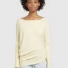 Khujo Femme SHEA Pullover Hellgelb