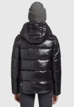 Khujo GERDA SHINY Veste D'hiver Schwarz Femme -khujo Soldes 5febc24ffe5345c19574241f26d3720a