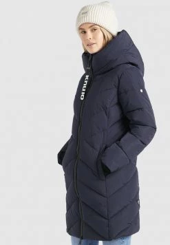 Khujo SUVA Veste D'hiver Dunkelblau Femme -khujo Soldes 60296d04b51c4598813964906fbb74f5