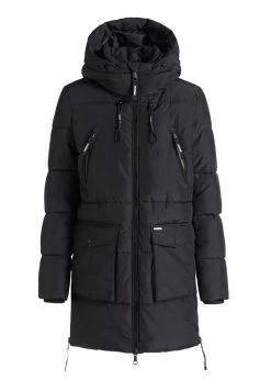 Khujo MADALENA Veste D'hiver Schwarz Femme -khujo Soldes 60d0a99da7b040268baec550987d7f3c