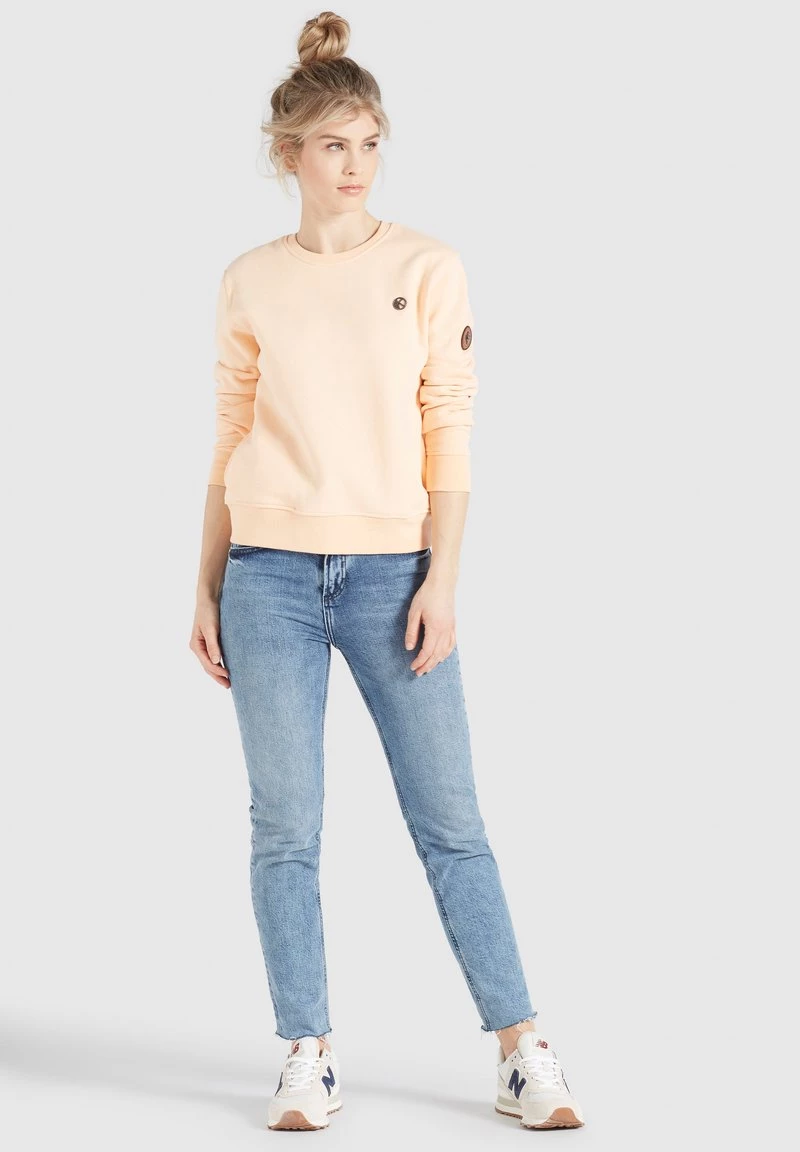 Khujo LISEL Sweatshirt Apricot Femme 9 Khujo LISEL Sweatshirt Apricot Femme – Image 7
