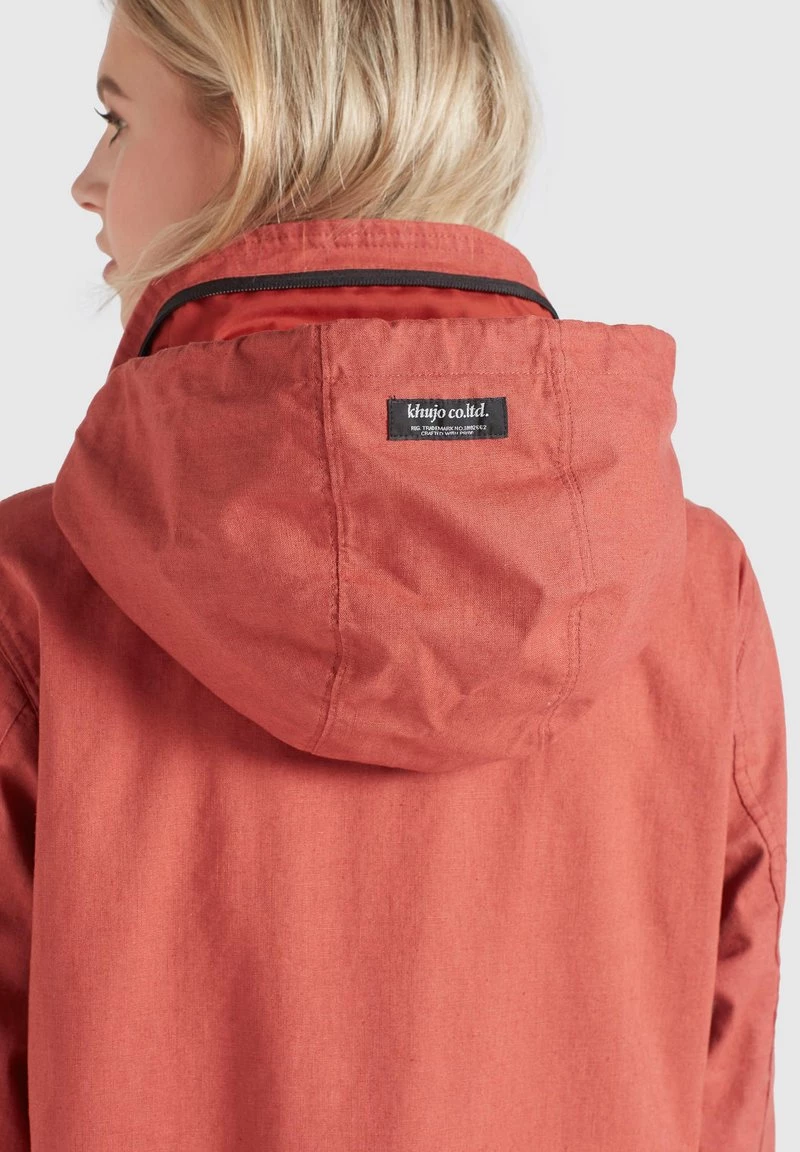 Khujo Femme TIKVA Parka Red 9 Khujo Femme TIKVA Parka Red – Image 7