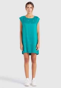 Khujo Femme MARGARITA Robe De Jour Türkis -khujo Soldes 682e34158fa54070aaaa15436dfb7ab9
