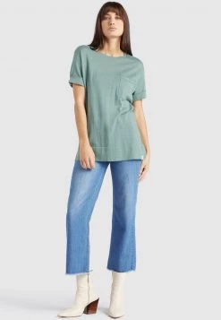 Khujo ALLMUT T Shirt Basique Mint Femme 14 Khujo ALLMUT T Shirt Basique Mint Femme -khujo Soldes 68444ccd98c742bf9244013155760256