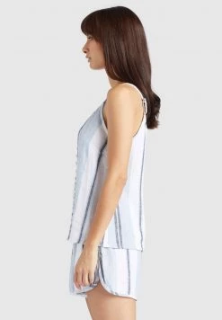 Khujo NESRIN Débardeur Blue Femme -khujo Soldes 6b9f27d6aab84279b557d110aedcc799