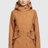 Khujo FELINA Veste Imperméable Toffee Femme -khujo Soldes 6cc4cc81a9a8445daa085ece51b559fb