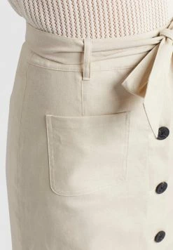 Khujo VARSHA Jupe Trapèze Beige Femme -khujo Soldes 6eb12f45072f45189562890a6722accf