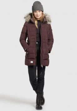 Khujo AMARAY2 Veste D'hiver Weinrot Femme -khujo Soldes 6ec7fd55070543508b7593ee6184c242