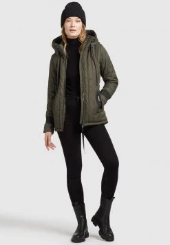 Khujo Femme TWEETY PRIME5 Veste Mi Saison Dunkeloliv -khujo Soldes 6f08fa7c5543442aab9ef9a5f8ec6b42