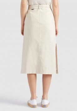 Khujo VARSHA Jupe Trapèze Beige Femme -khujo Soldes 700b6ed459a14b23bfdfa0b60fd496cf