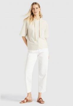 Khujo Femme AMENA T Shirt Imprimé Beige -khujo Soldes 705be39c0e9242d6a67a6ce21a021ffb