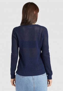 Khujo COSIMA Pullover Dark Blue Femme -khujo Soldes 7111b6126fa54c6794800b93f4073c26