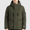 Khujo BOYNTON Veste D'hiver Dunkeloliv Homme -khujo Soldes 722f1647d13344aeb709785e5aaeadde