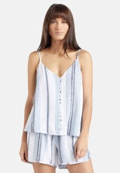 Khujo NESRIN Débardeur Blue Femme