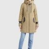 Khujo Femme MANTEL JERRY PRIME Veste D'hiver Beige -khujo Soldes 73637d8c6887495d8cc3a0f35445a213