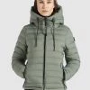 Khujo LOVINA MATT Veste Mi Saison Graugrün Femme -khujo Soldes 7470e5590a0d4b96b72bae64435fe365