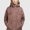 Khujo PRAYATA Parka Mauve Femme -khujo Soldes 74a814e886ff4acc8ee97d2b2a7adf7c