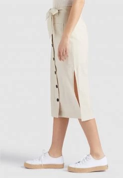 Khujo VARSHA Jupe Trapèze Beige Femme -khujo Soldes 76233f2244064f10b2506c13211de305