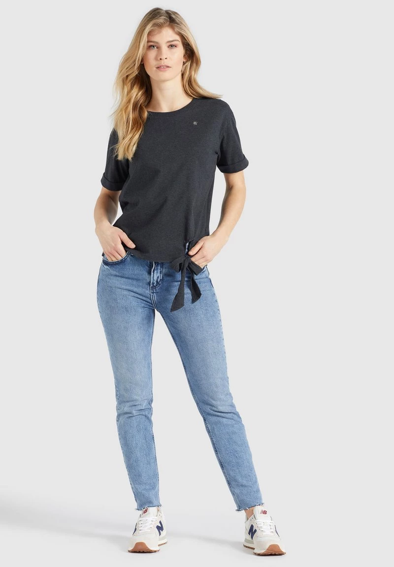 Khujo AURELIA T Shirt Imprimé Dunkelgrau Meliert Femme 4 Khujo AURELIA T Shirt Imprimé Dunkelgrau Meliert Femme – Image 2
