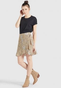 Khujo UNDINE Jupe Trapèze Mehrfarbig Geblümt Femme -khujo Soldes 7636c660efd34a2f8df12a34c9046b5a