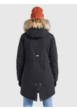 Khujo Femme CODISH Veste D'hiver Schwarz -khujo Soldes 76f27638bc984b15af0e193ba0584c57