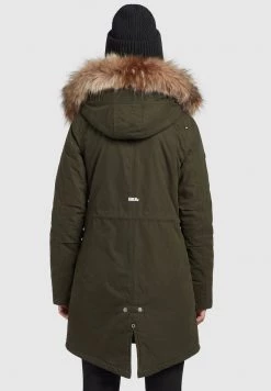 Khujo Femme CODISH Veste D'hiver Dunkelgrün -khujo Soldes 7b1860cad95a4ba4970ec547fd3f83a1