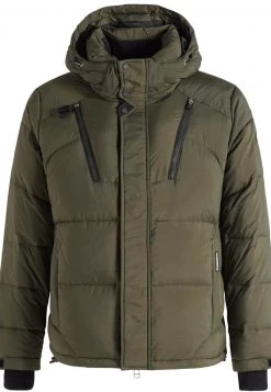 Khujo Homme BUNKER Veste D'hiver Oliv -khujo Soldes 7b72deb7baa24cfabe35c91a4c832775