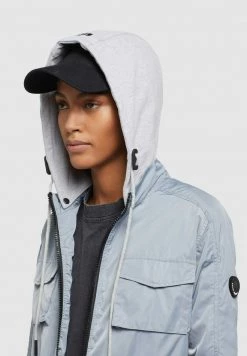 Khujo FLAMES Veste Légère Blaugrau Hell Femme -khujo Soldes 7db73a37c4f04fadb7762e22cb6ee8f2