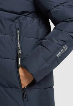 Khujo JILIAS Veste D'hiver Dunkelblau Femme -khujo Soldes 7e704daf068f4ee6a2249cd6450ef9d5