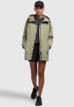 Khujo JELLE Parka Graugrün Femme -khujo Soldes 7e8b3027c04f4a529858cc33f70820ac