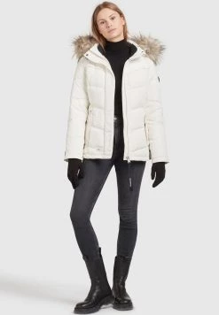 Khujo WINSEN Veste D'hiver Naturweiß Femme -khujo Soldes 7ec1a02c03f94f3db504f964a3cf4961