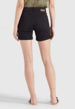 Khujo Femme RIVEN Short En Jean Schwarz -khujo Soldes 80c5428a9d574c7f9324bcc5b485706c