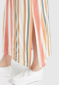 Khujo DOREEN Robe Longue Mehrfarbig Gestreift Femme -khujo Soldes 81f956a99b014333a5917ee5fe01a03f