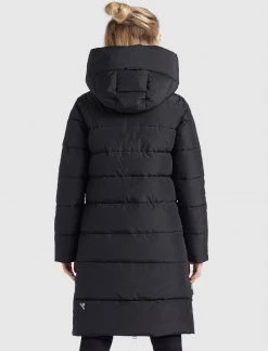 Khujo JILIAS Veste D'hiver Schwarz Femme -khujo Soldes 822fb2559ca24bbaba9922a17703c2a3