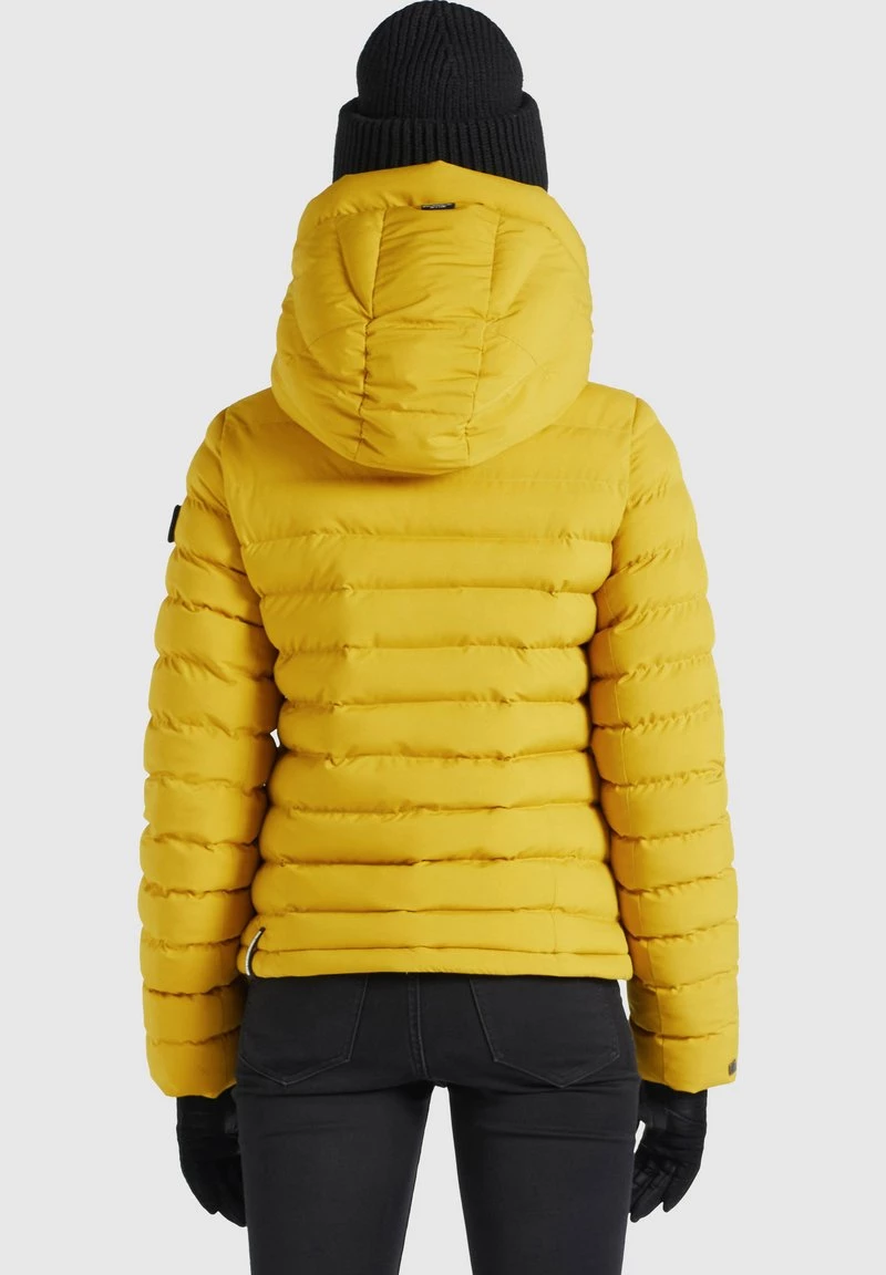 Khujo Femme LOVINA MATT Veste Mi Saison Gelb 5 Khujo Femme LOVINA MATT Veste Mi Saison Gelb – Image 3